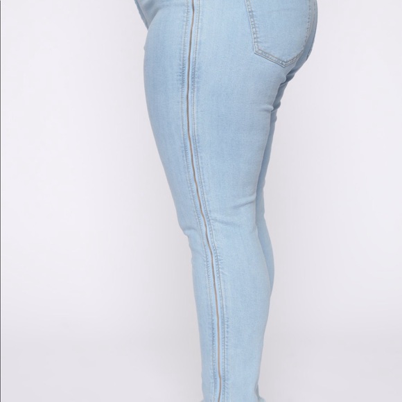 New high rise light blue jeans - Picture 3 of 5